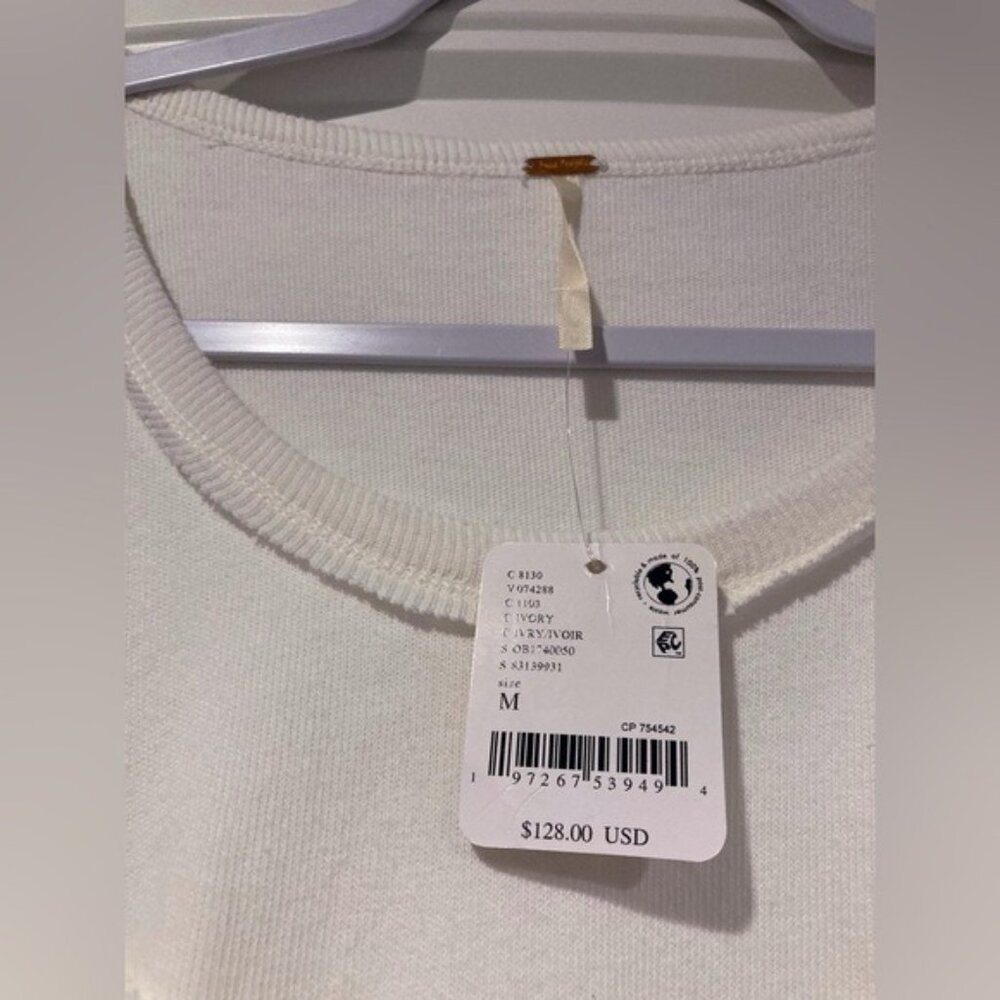 NWT Free People Catalina Boho Feminine Babydoll Oversized Western Mini Dress - Picture 4 of 10